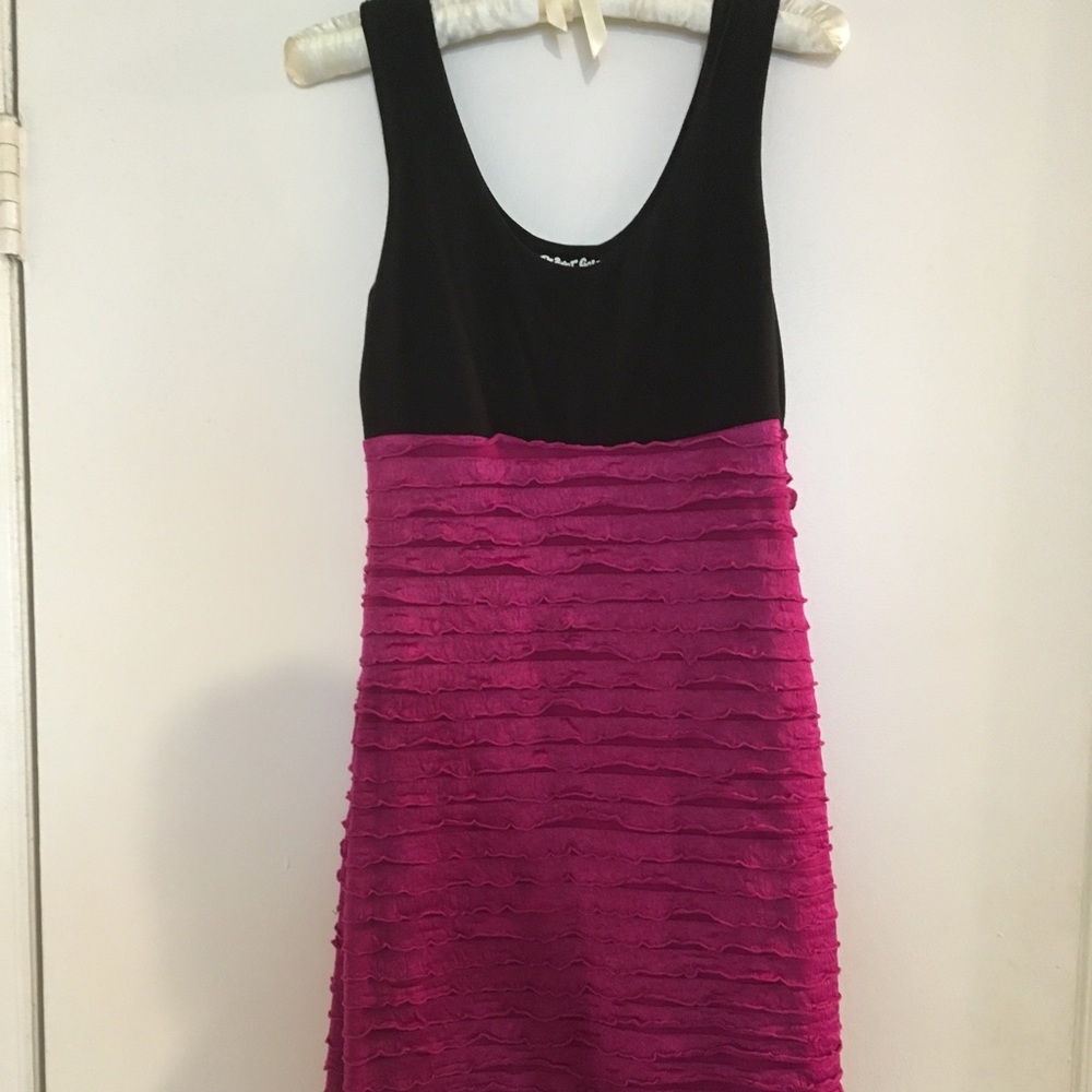 Cute little ruffle dress purple